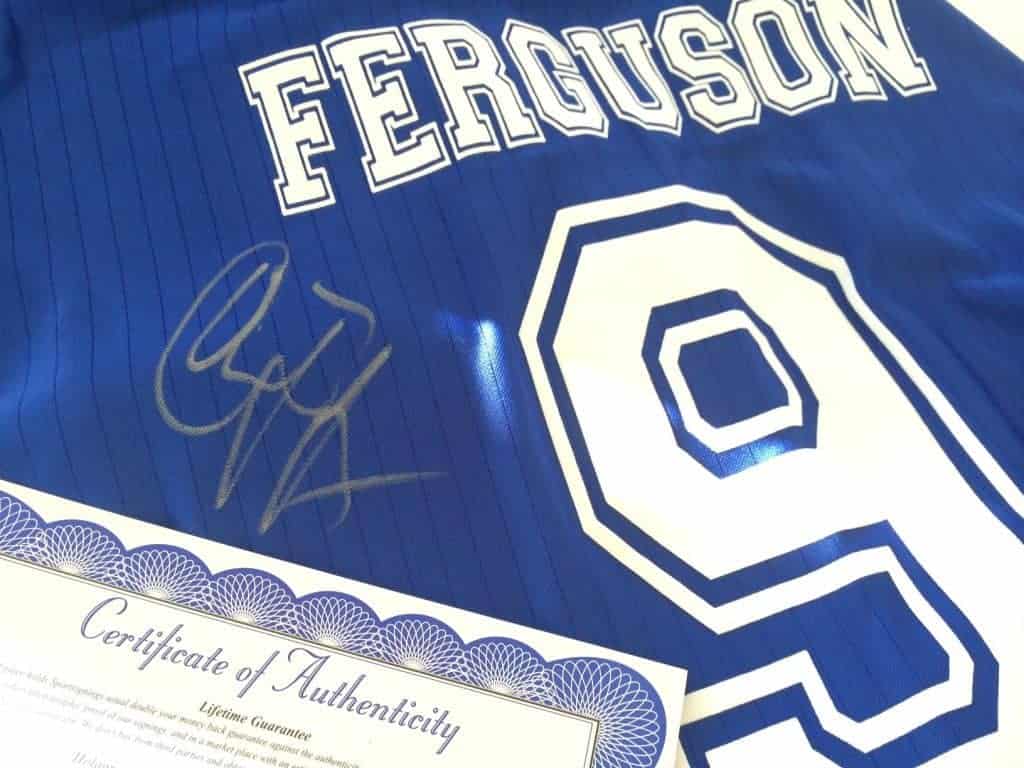 Ferguson Signed Shirt