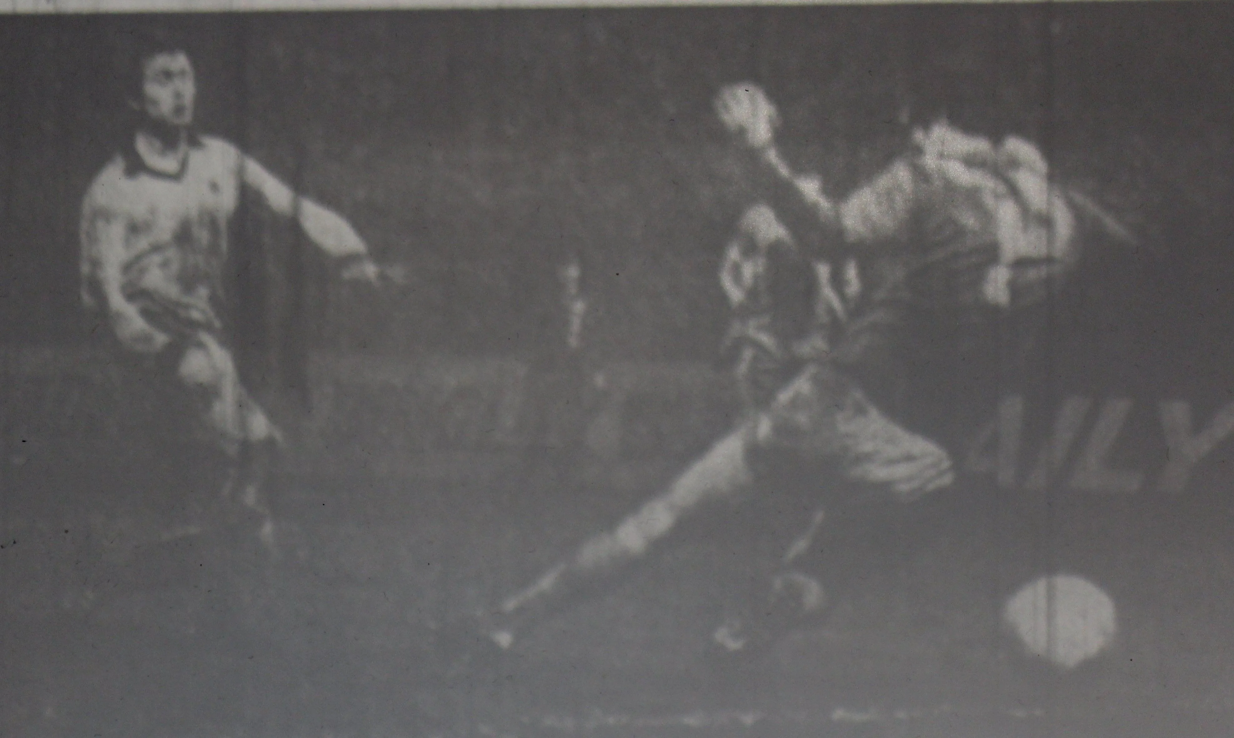 2633 11.03.81 Eastoe v Man City (A) FA CUP  Peter Eastoe slips the ball past Manchester City ...webp