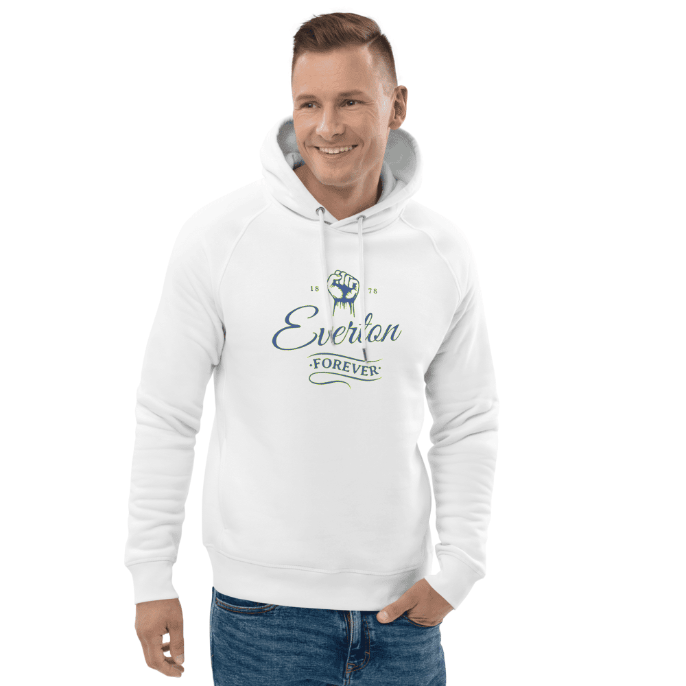 Everton Forever White Eco Hoodie Man Right Front.png
