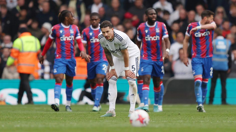 Robin Koch's Leeds side were well beaten by Crystal Palace's Leeds side were well beaten by Crystal Palace