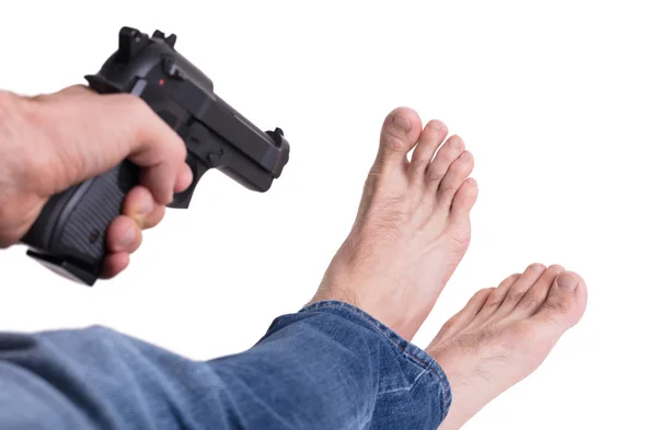 stock-photo-man-shooting-himself-in-the-foot