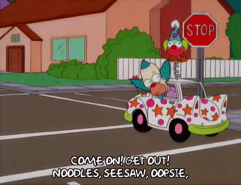 simpsons-clown-car.gif