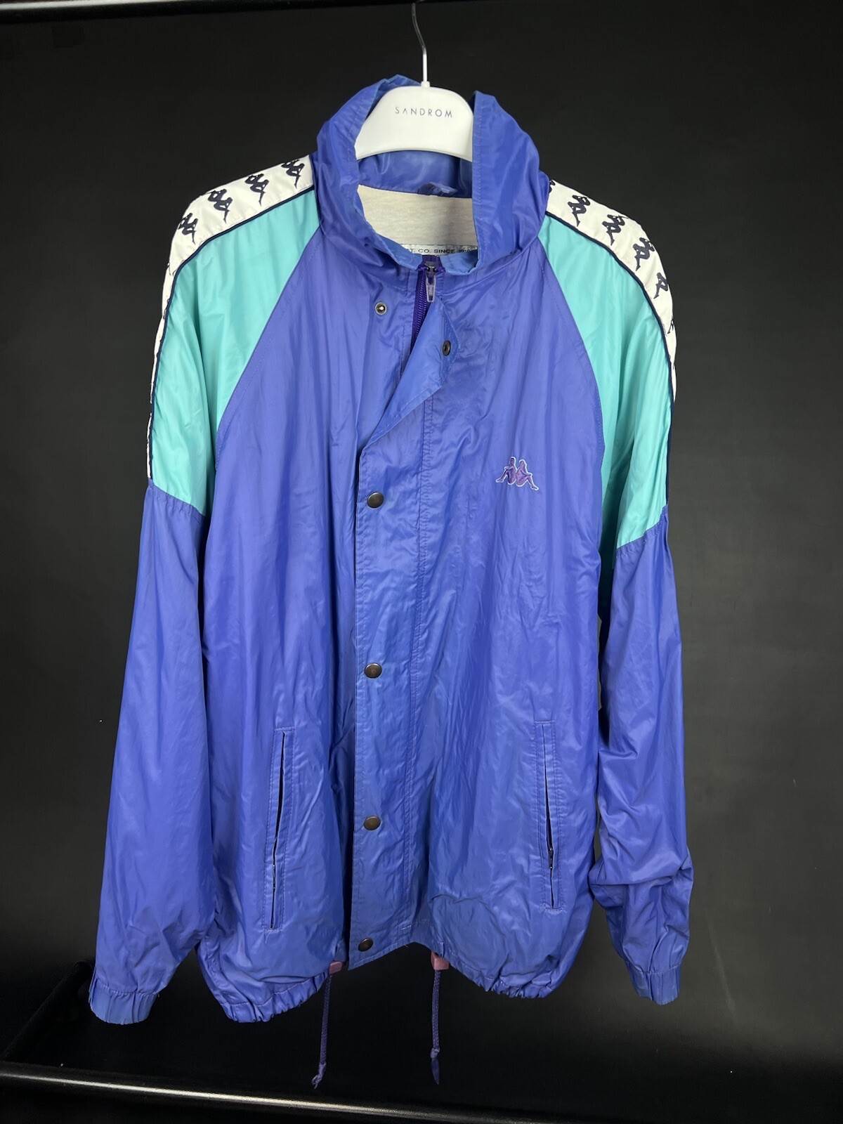 VTG Windbreaker Kappa blue Worlds Finest Full Zip | eBay