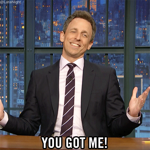 Trending GIF seth meyers lnsm you got me got me ya got me