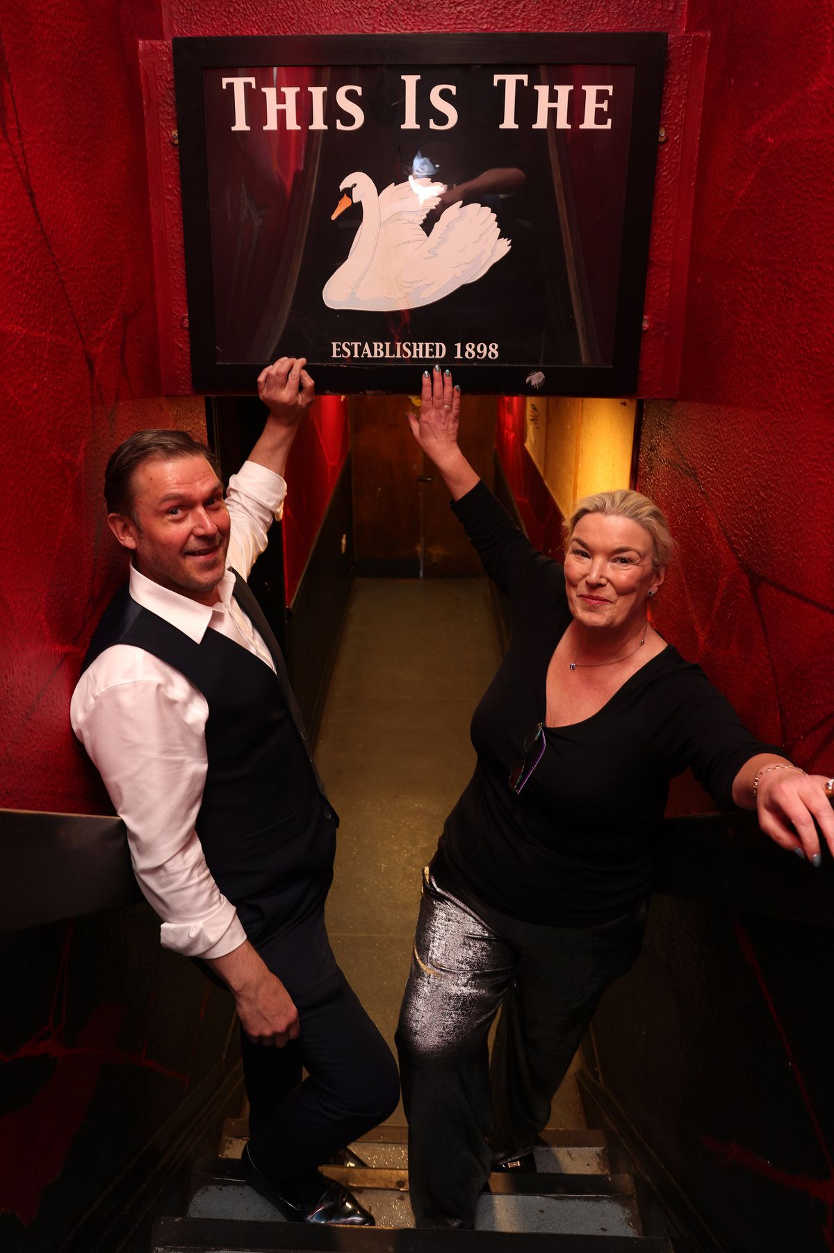 Dominic and Fiona Hornsby, new owners of the Swan Inn in Liverpool city centre