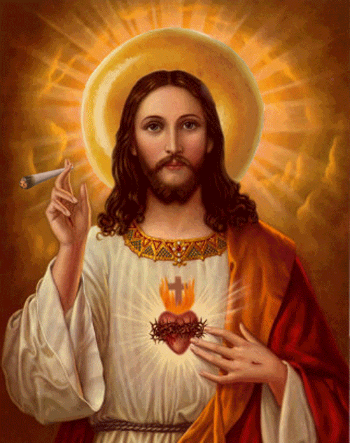 jesus-smoking-donuts-hail-crown-693k21rf7ice9m2y.gif