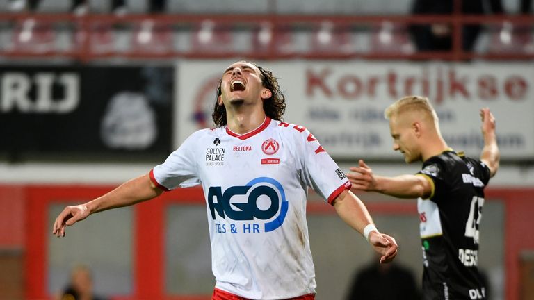 The 20-year-old Fraser Hornby has been impressing in the Belgian top-flight with Kortrijk.