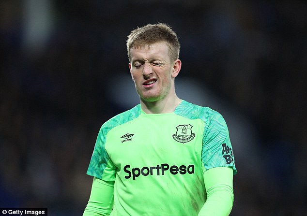 Pickford suffered a dip in form at Everton and was involved in off-field drama earlier this year