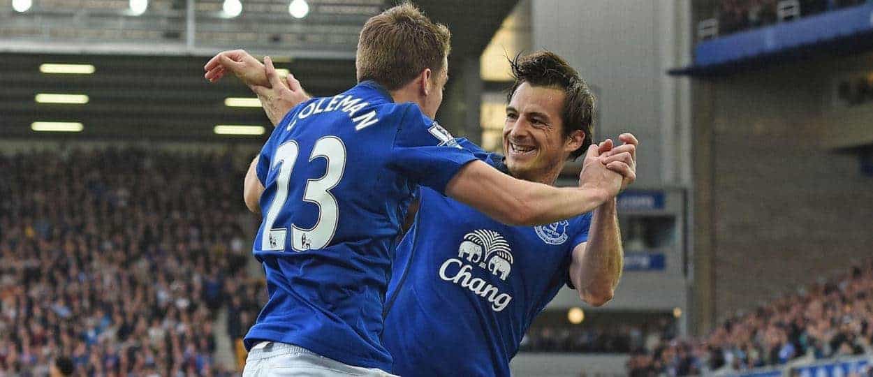 Leighton Baines and Seamus Coleman