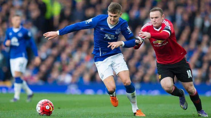 John Stones and Wayne Rooney