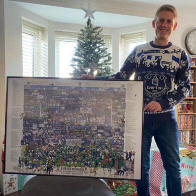 Everton Mishmash Poster Print