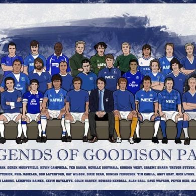 Everton Legends Goodison Print