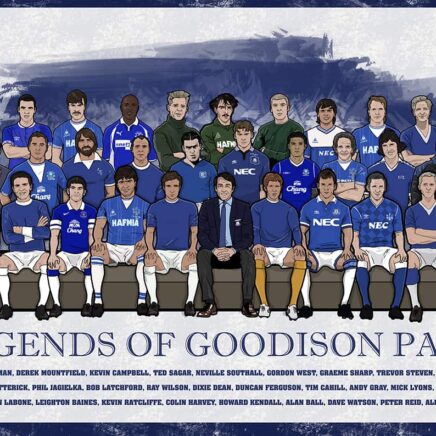 Everton Legends Goodison Print