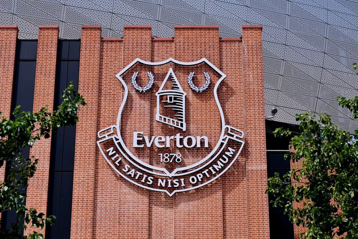 Everton Crest at Hill Dickinson Stadium