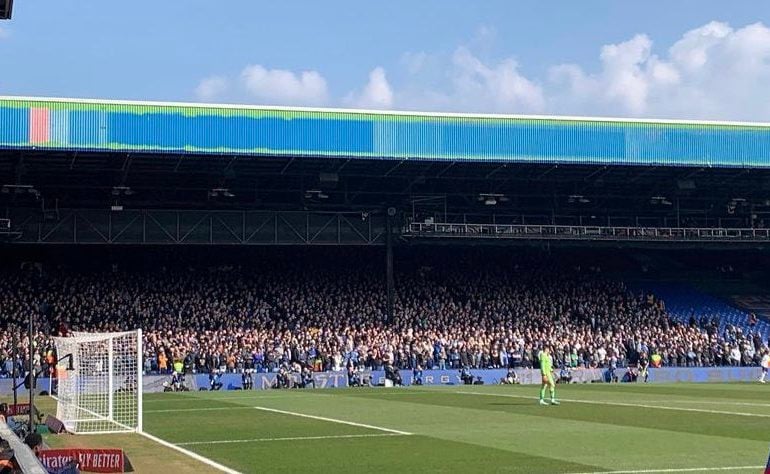 Everton fans at Selhurst Park