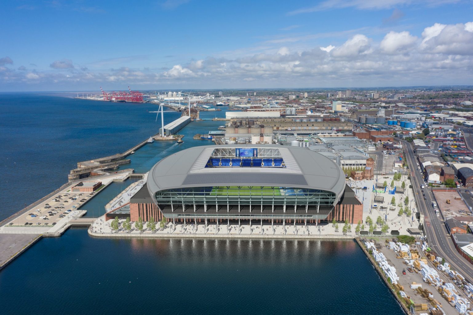 Everton's BramleyMoore Dock Stadium Approved GrandOldTeam