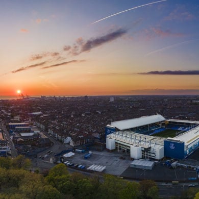 Goodison Park Sunset Print