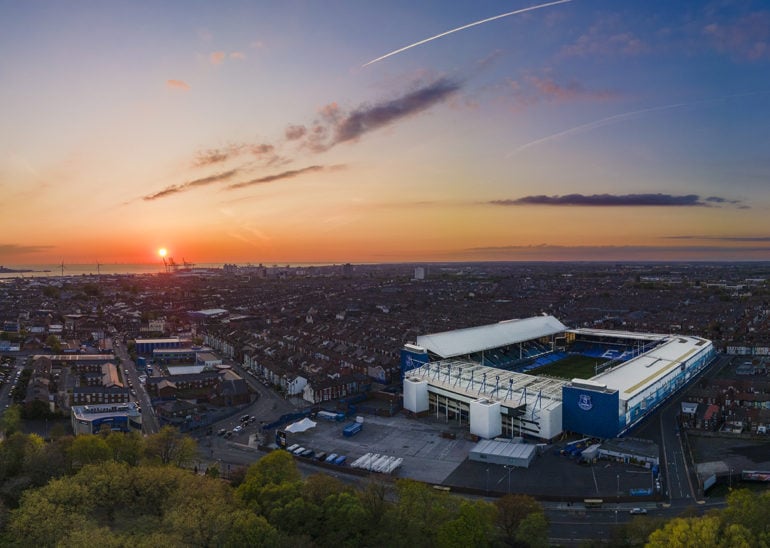 Goodison Park Sunset Print