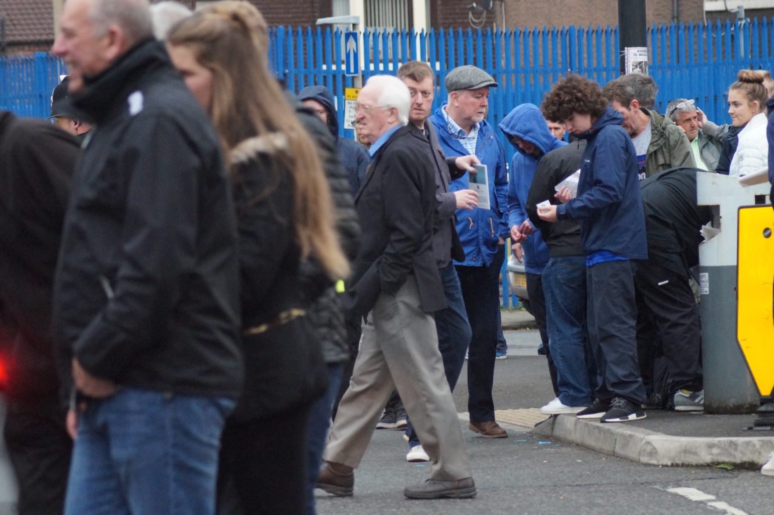 Everton Fans outside Goodison Park